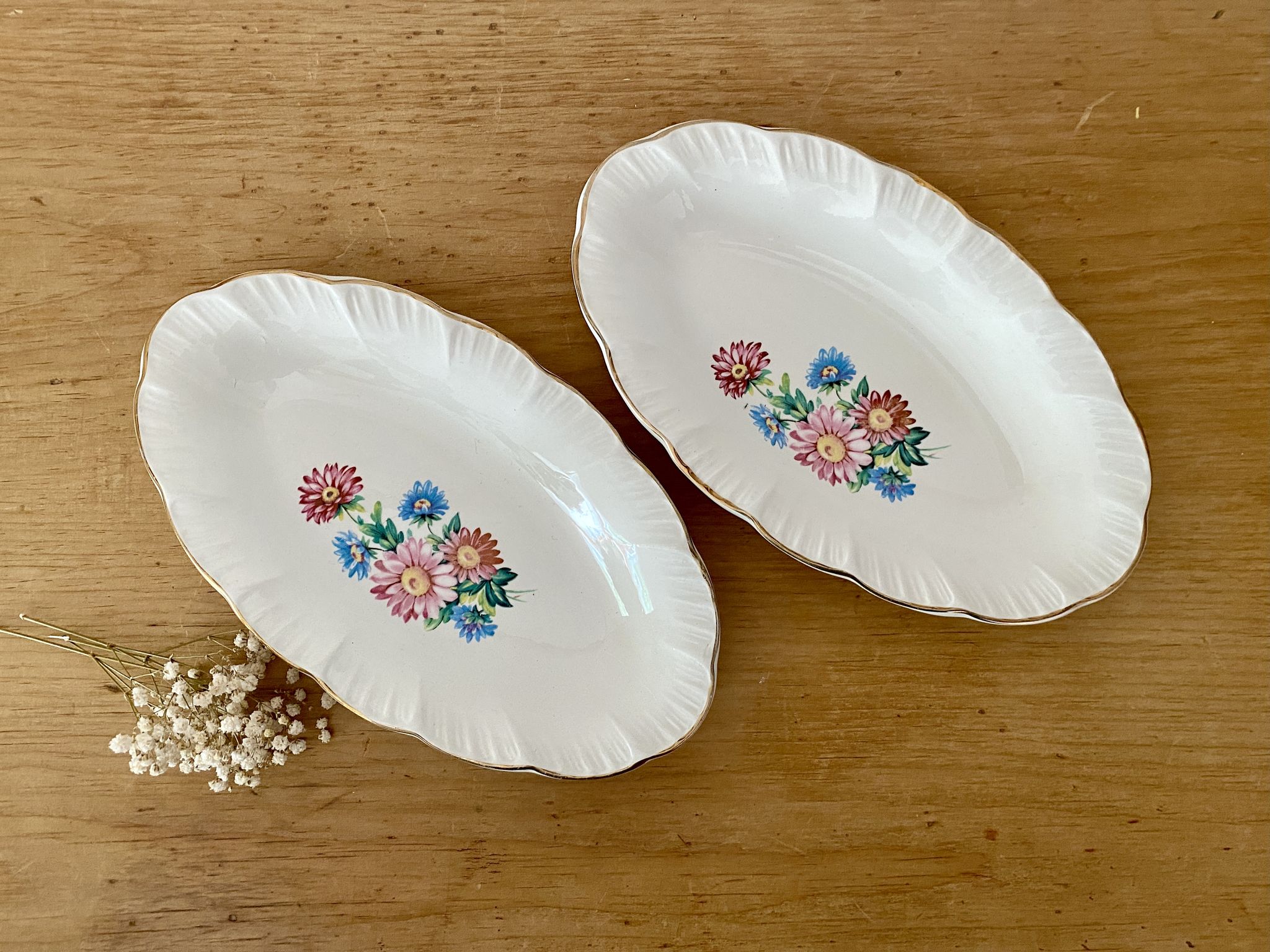 Lot de deux raviers vintage Digoin