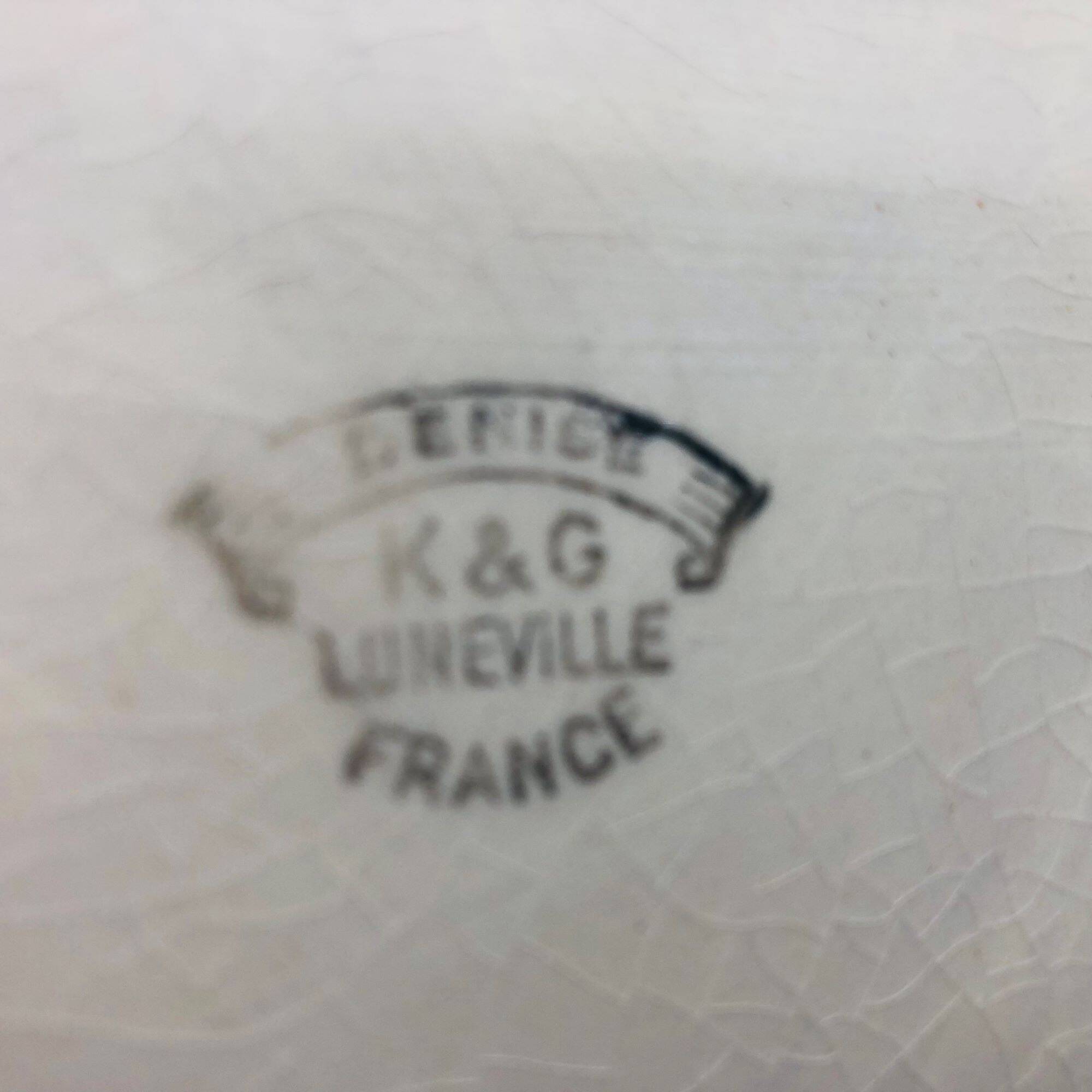 Soup tureen, K&G Lunéville, “Denise” model.