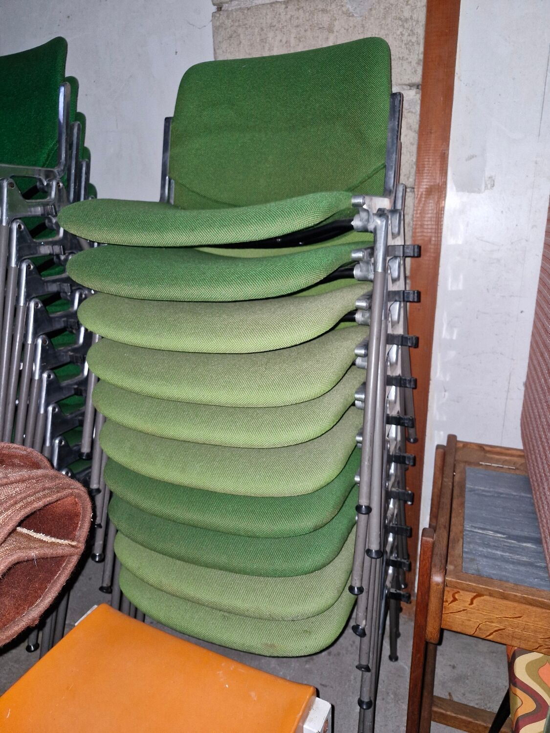 Set of 4 DSC 106 Chairs by Giancarlo Piretti Anonima Castelli, 1965.