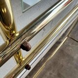 Vanité vintage « dorée » composent des meubles / table console