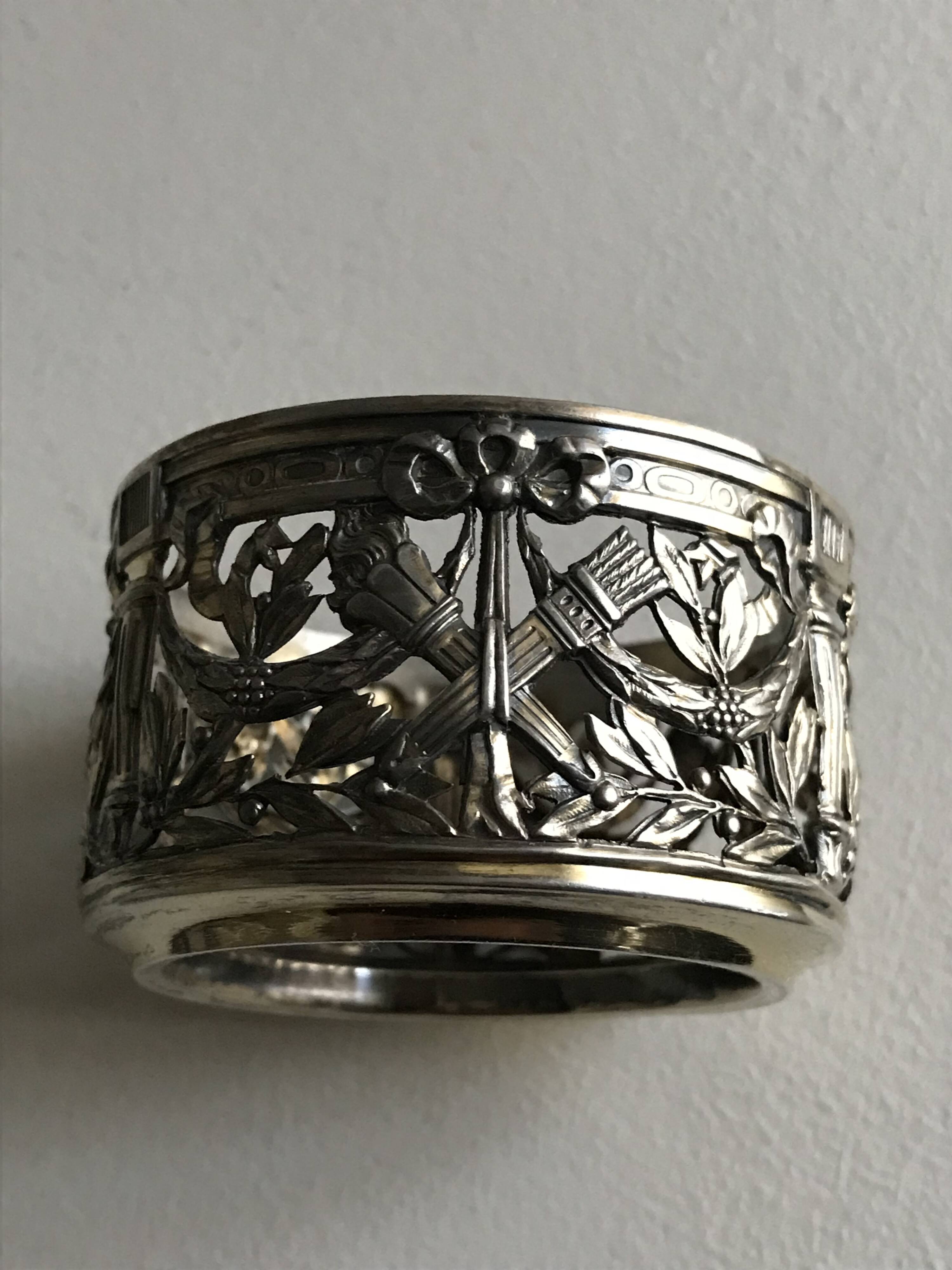 Antique crystal and solid silver tea glass