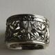 Antique crystal and solid silver tea glass