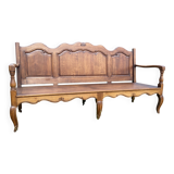 Rustic Bench Veranda Patio Vintage Garden Bench Living Room Oak 1980s