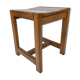 Massive elm stool France 70s