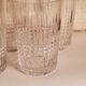 Set of 5 crystal glasses of Baccarat model Nancy