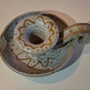 Bougeoir en céramique Accolay