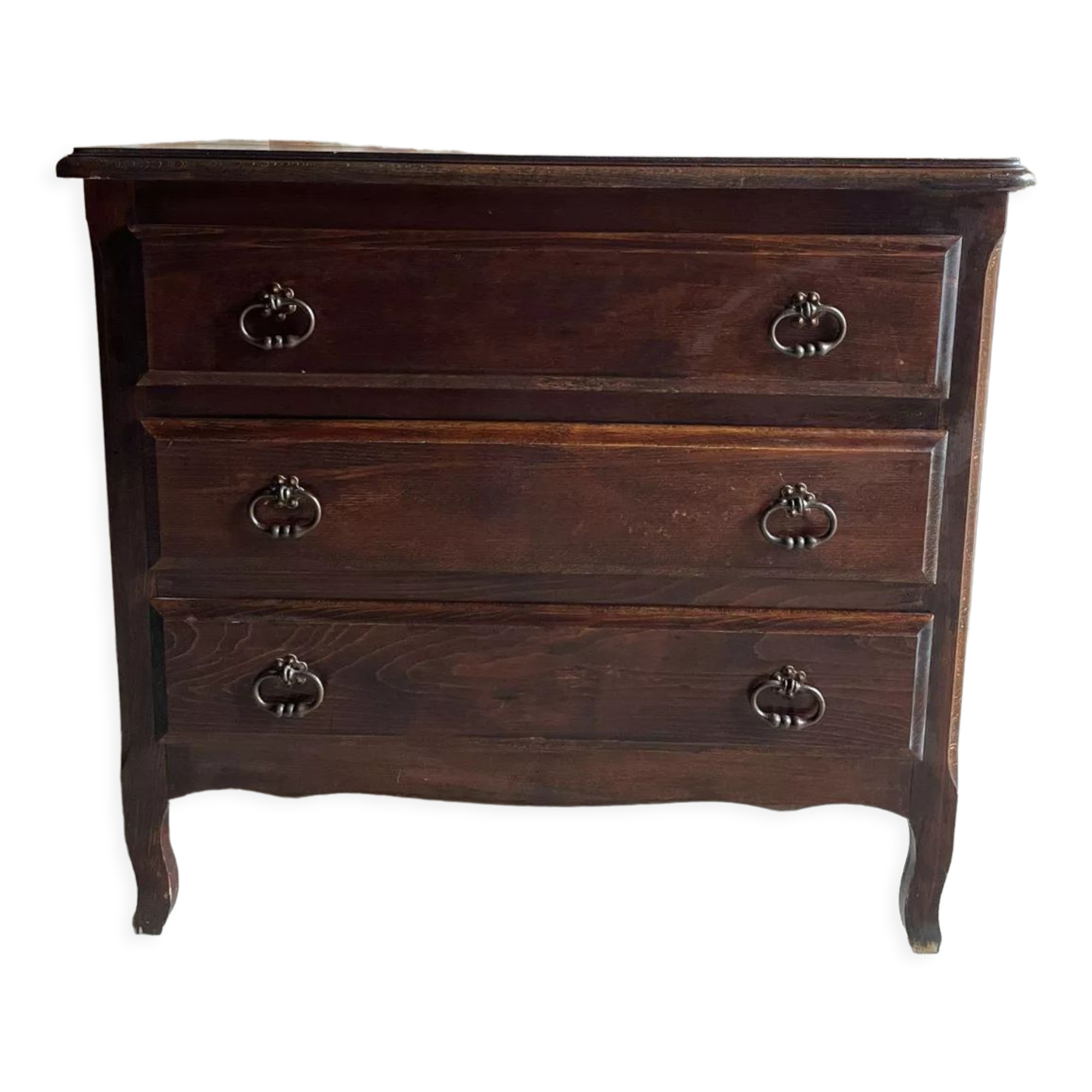 Commode bois 3 tiroirs