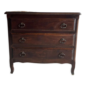 Wooden chest of drawers 3 drawers