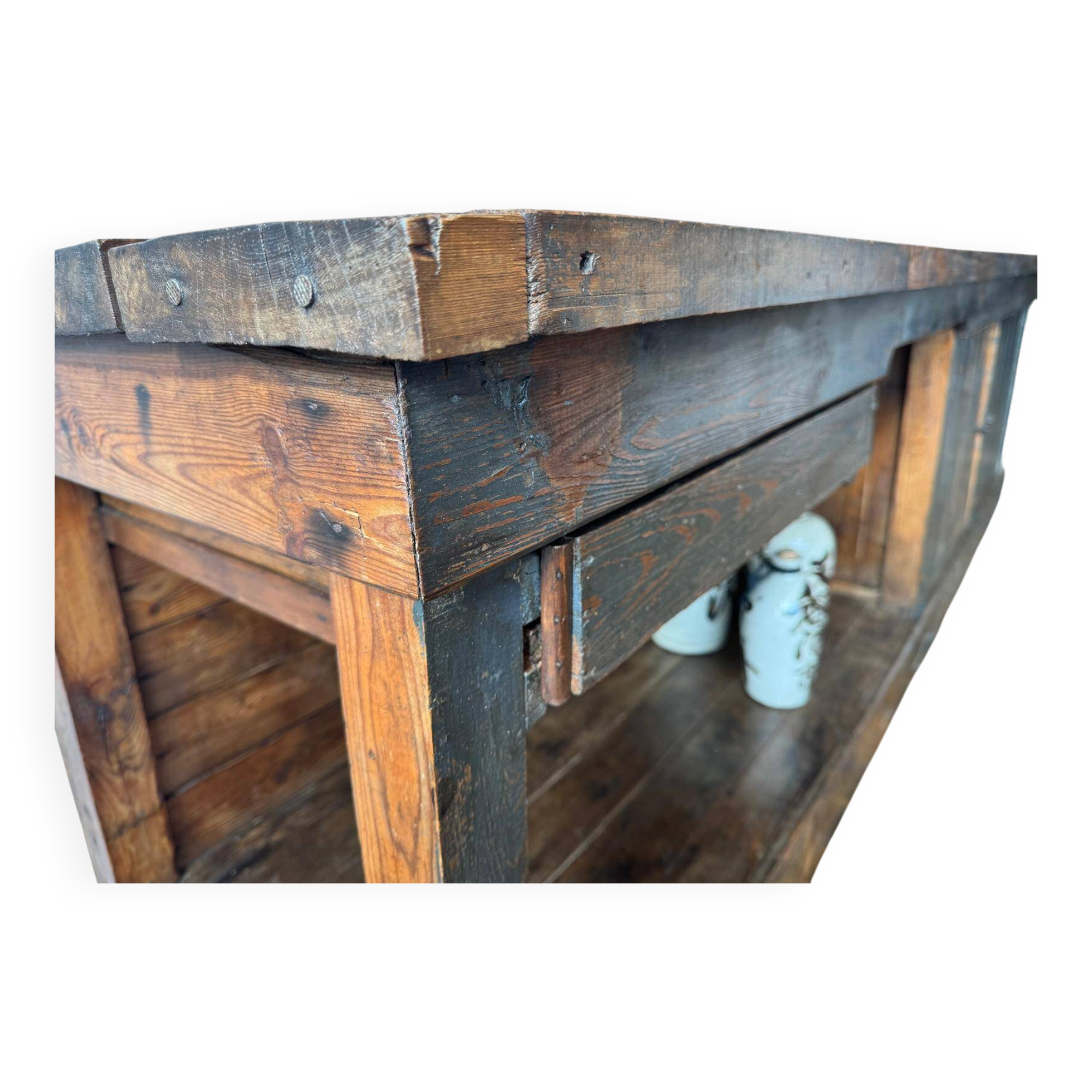 Old cabinetmaker's workbench