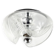 Lustre en verre XL de style mid-century Space Age par Koch & Lowy pour P&P, années 1970.