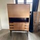 Vintage secretary desk by Frantisek Mezulanik, 1960
