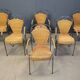 Wicker chairs attributed to Frederick Weinberg, 1960s, set of 6