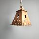 Brutalist copper pendant light, 1970s