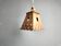 Brutalist copper pendant light, 1970s