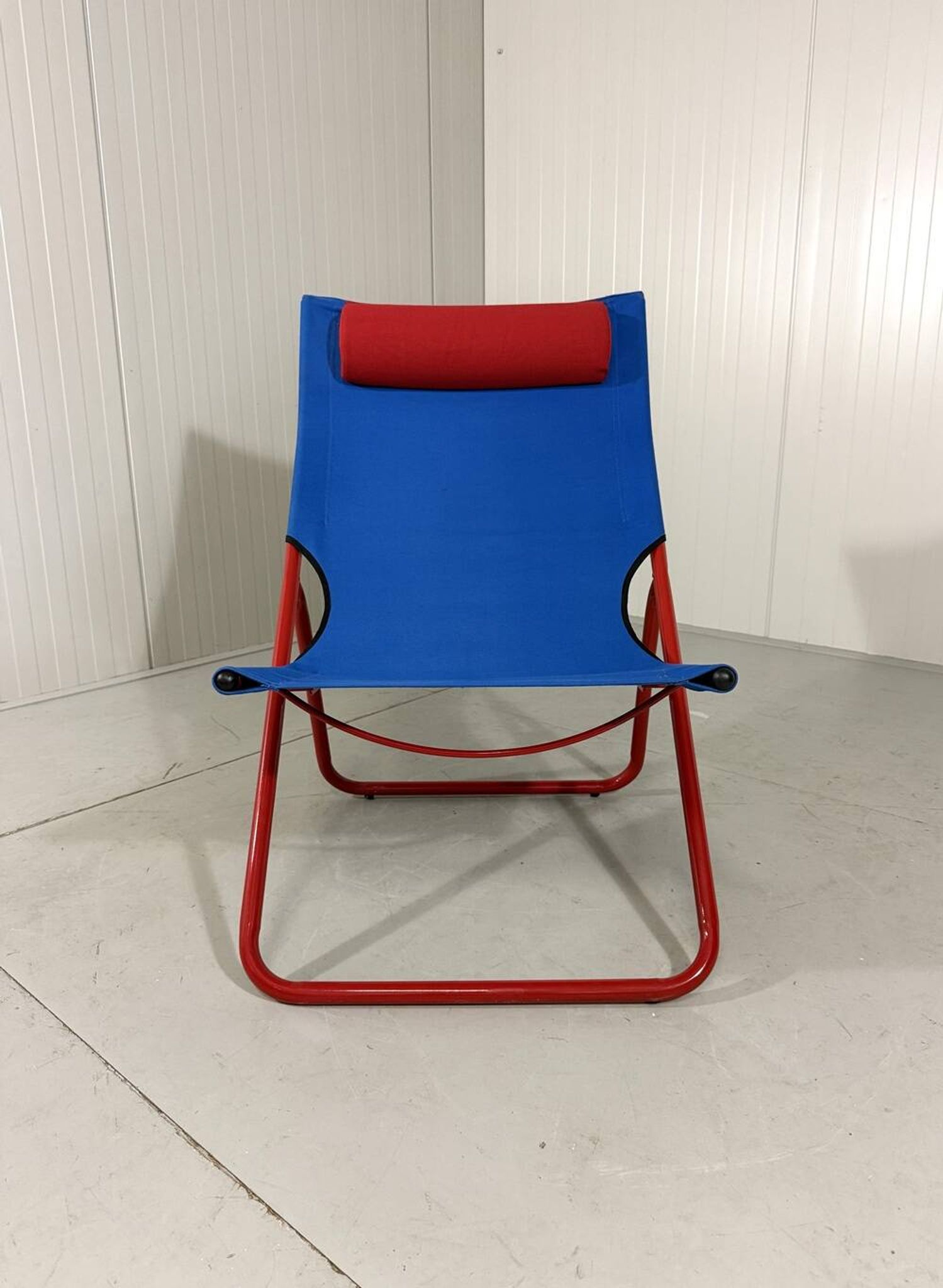 Folding lounge chair garden chair 1980's