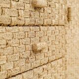 Woven rush sideboard