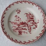 Plate Gien pink thistle
