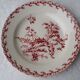 Assiette Gien chardon rose