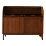 Vintage Scandinavian oak secretaire by Nybro Möbelfabrik