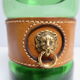 Vintage green glass bathroom container
