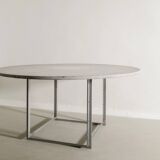 Vintage Danish Poul Kjærholm "PK54" Dining Table in Marble by E. Kold 1960s