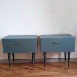 Paire de chevets vintage