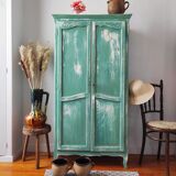 Patinated vintage Parisian wardrobe