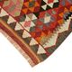 Turkish Handwoven Vintage Herki Kilim 86 cm x 274 cm