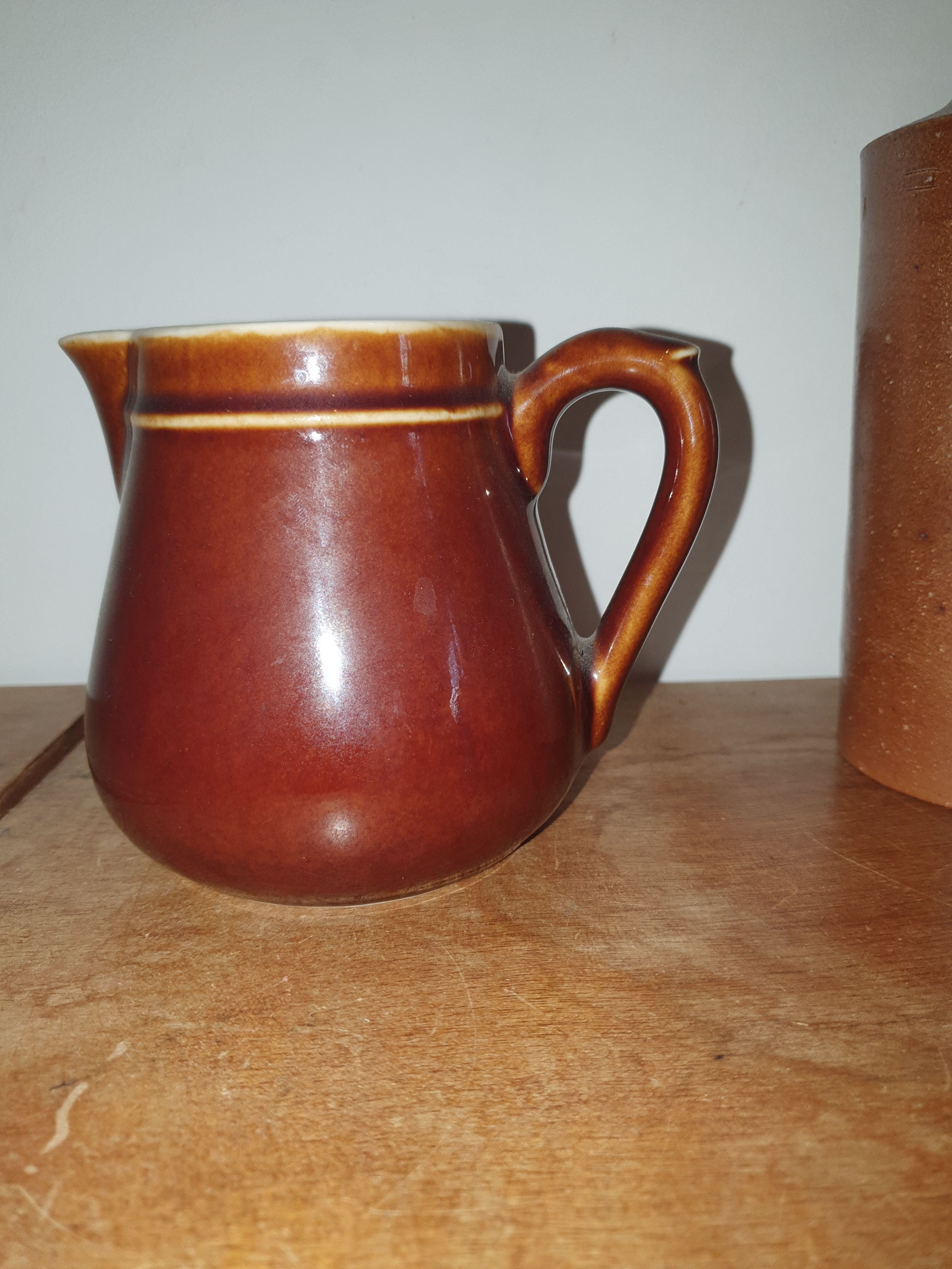 Small decanter/ milk jar