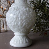 White opaline vase