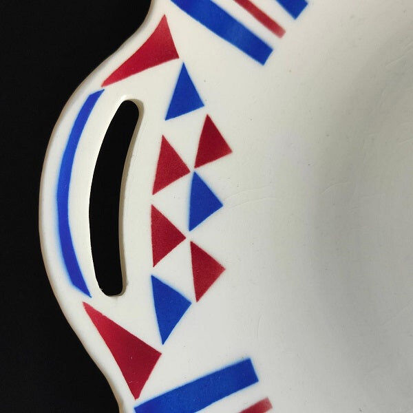 Faience dish Badonviller Bale