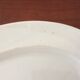Old oval white dish veillard bordeaux