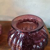 Paire de vase violet style Biot