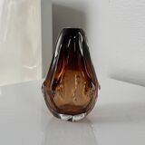 Bohemian glass vase