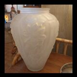 Art Deco pressed glass vase
