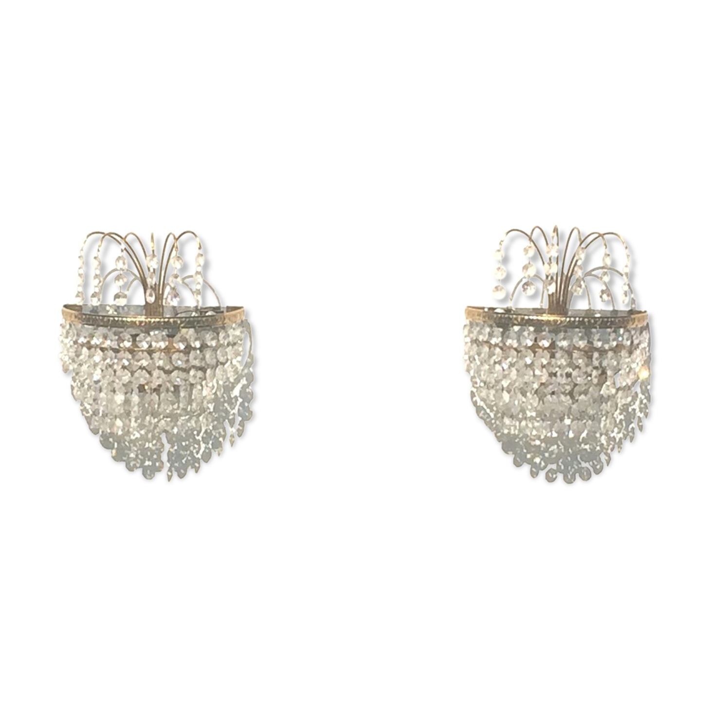 Pair of "Hollywood Regency" neoclassical style stamps