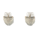 Pair of "Hollywood Regency" neoclassical style stamps