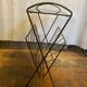 Metal and glass magazine holder from the 50s