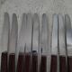 12 knives 40s Bakelite