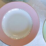 4 assiettes à soupe L'Amandinoise
