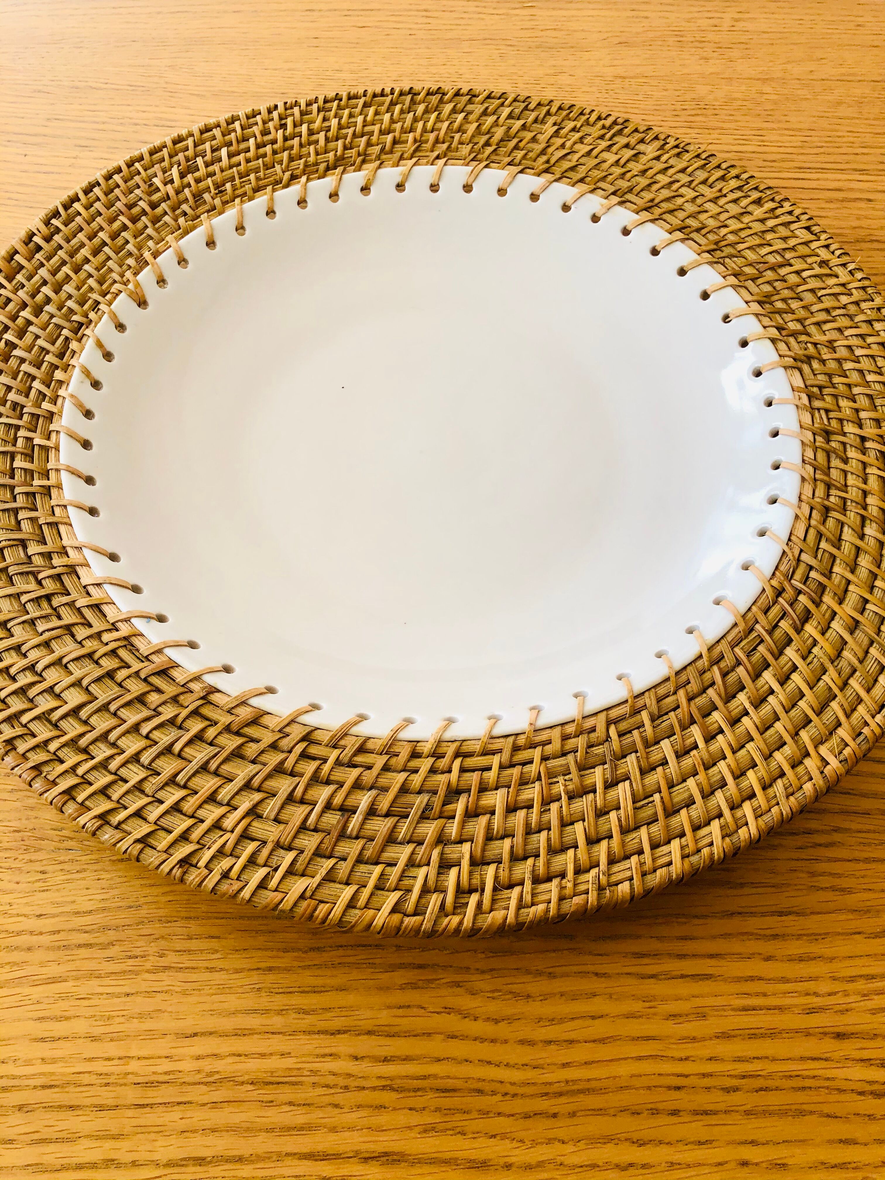 D42cm ceramic fruit dish and basketry
