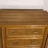 Bamboo chest of drawers