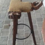 Cowhide stool