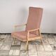 Vintage Recliner Armchair with Ottoman, 1960s, Czechoslovakia