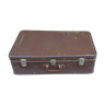 Old suitcase in vintage cardboard 1950 / 60