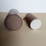 2 bottles in enamelled stoneware