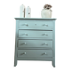 Commode de style Art Déco verte (rénovée)