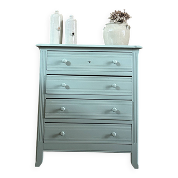 Green Art Deco style commode (renovated)