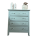 Commode de style Art Déco verte (rénovée)