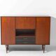 Mid-century highboard by Van Pelt, Belgium 1960s